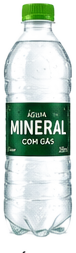 Água mineral com gás